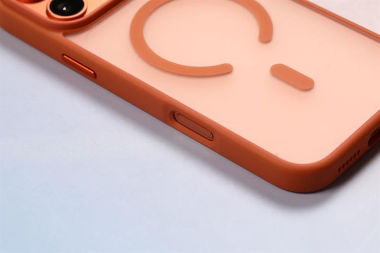 Ốp lưng MagSafe iPhone 17 Pro Max PC TPU MIPOW MATTEX MTC17D-OR Màu Cam