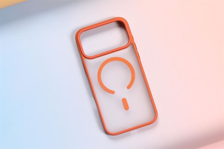 Ốp lưng MagSafe iPhone 17 Pro Max PC TPU MIPOW MATTEX MTC17D-OR Màu Cam