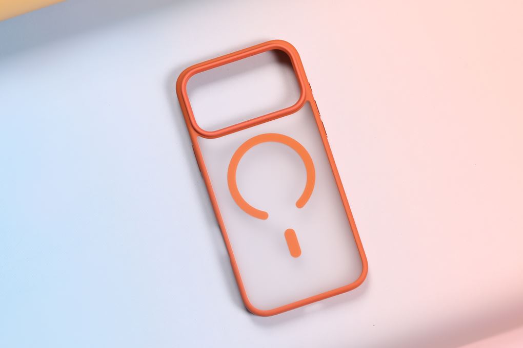 Ốp lưng MagSafe iPhone 17 Pro Max PC TPU MIPOW MATTEX MTC17D-OR Màu Cam