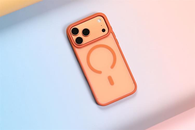 Ốp lưng MagSafe iPhone 17 Pro Max PC TPU MIPOW MATTEX MTC17D-OR Màu Cam