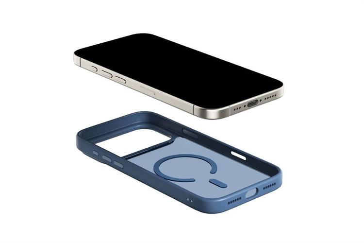 Ốp lưng MagSafe iPhone 17 Pro PC TPU MIPOW MATTEX MTC17C-DB Màu Xanh Dương