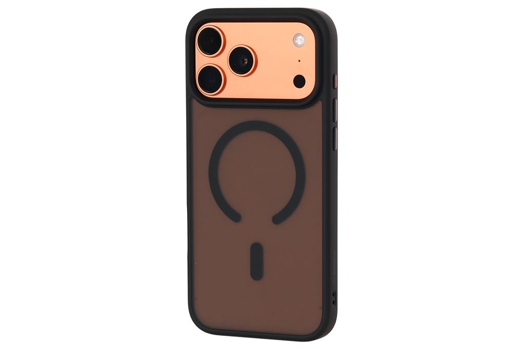 Ốp lưng MagSafe iPhone 17 Pro Max PC TPU MIPOW MATTEX MTC17D-DB Màu Đen