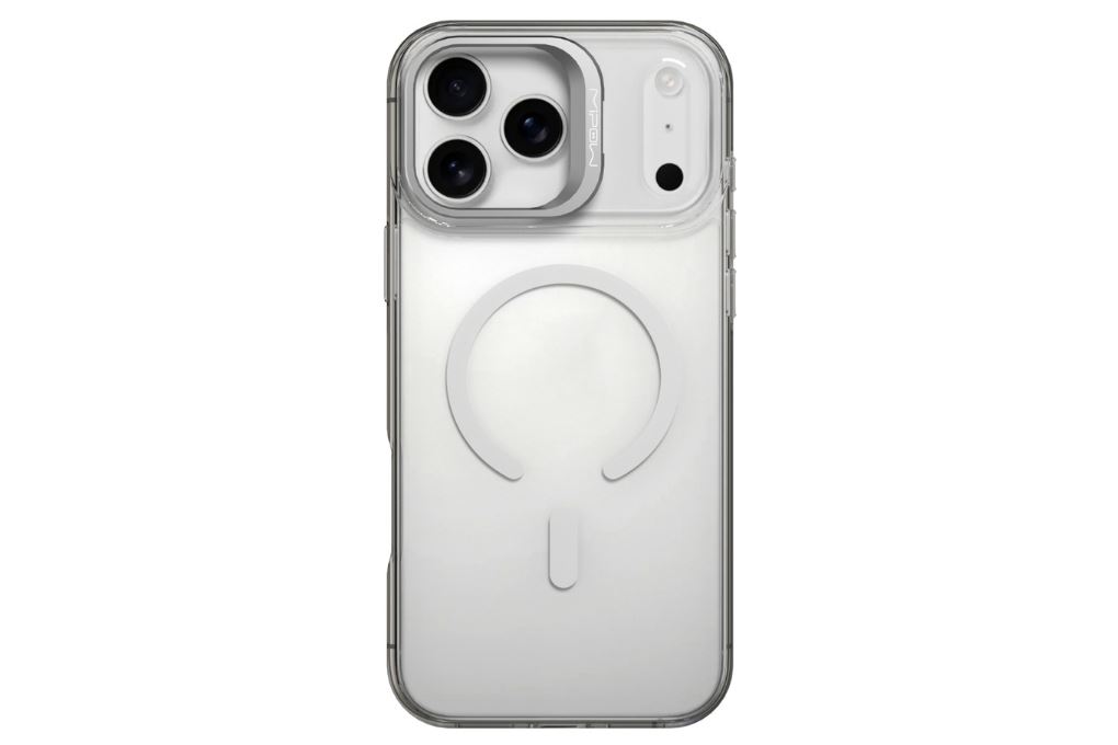 Ốp lưng MagSafe iPhone 17 Pro Max PC TPU MIPOW Camera Stand SXC17D-CR