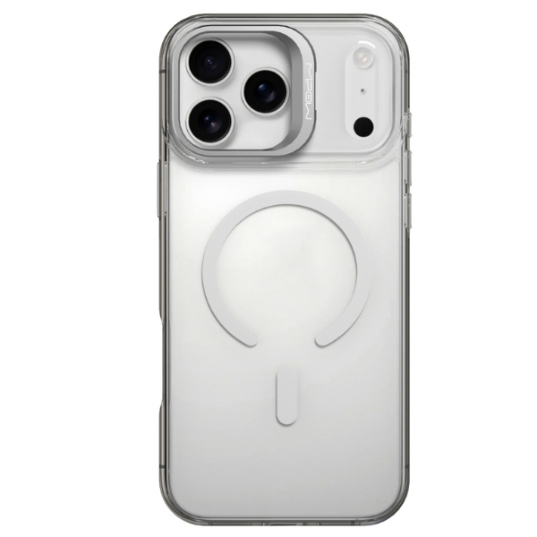 Ốp lưng MagSafe iPhone 17 Pro Max PC TPU MIPOW Camera Stand SXC17D-CR