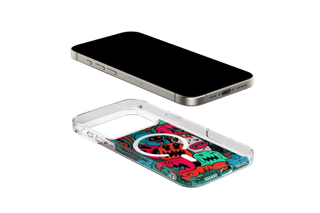 Ốp lưng MagSafe iPhone 17 Pro Max PC TPU MIPOW ViralX MGP17D-MP Màu đỏ