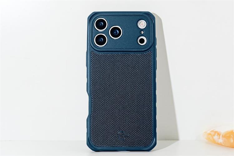 Ốp lưng iPhone 17 Pro Nylon PC TPU ITSKINS Hybrid R Màu Xanh đậm