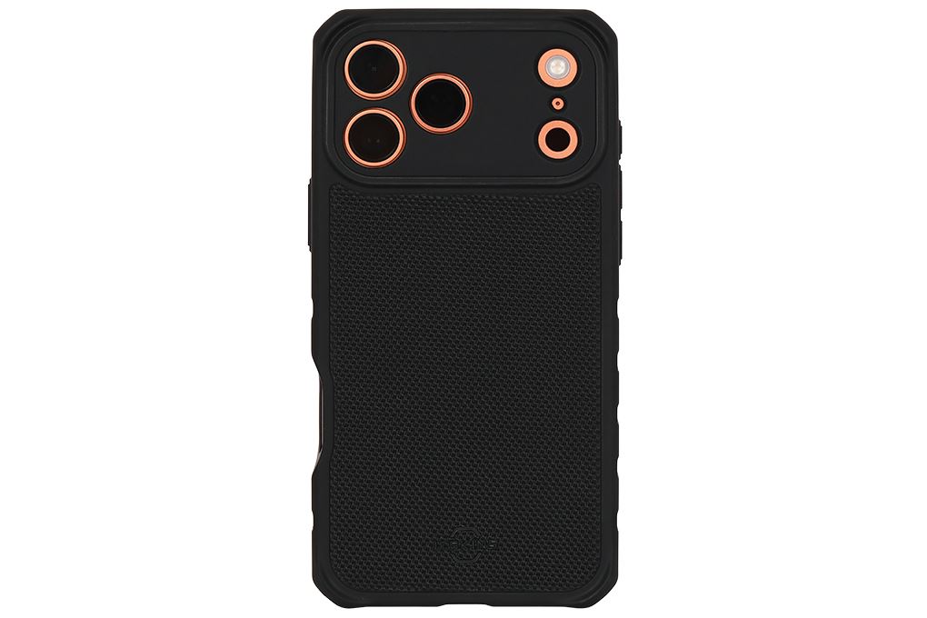 Ốp lưng iPhone 17 Pro Max Nylon PC TPU ITSKINS Hybrid R Màu Đen