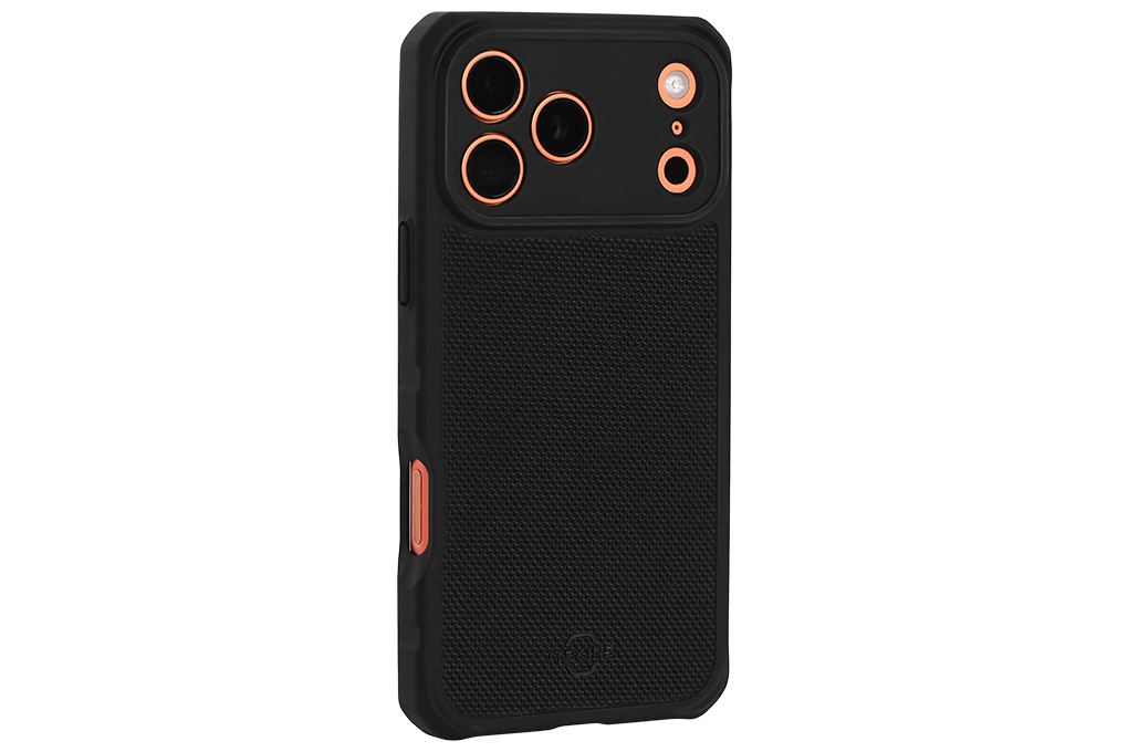 Ốp lưng iPhone 17 Pro Max Nylon PC TPU ITSKINS Hybrid R Màu Đen