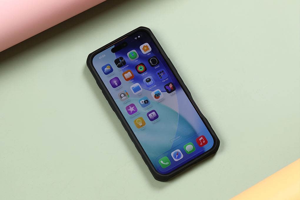 Ốp lưng iPhone 17 Pro Max Nylon PC TPU ITSKINS Hybrid R Màu Đen
