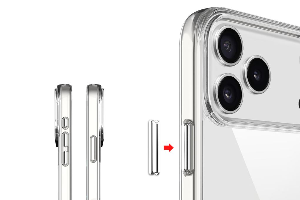 Ốp lưng iPhone 17 Pro Max PC TPU JINYA Màu Trắng