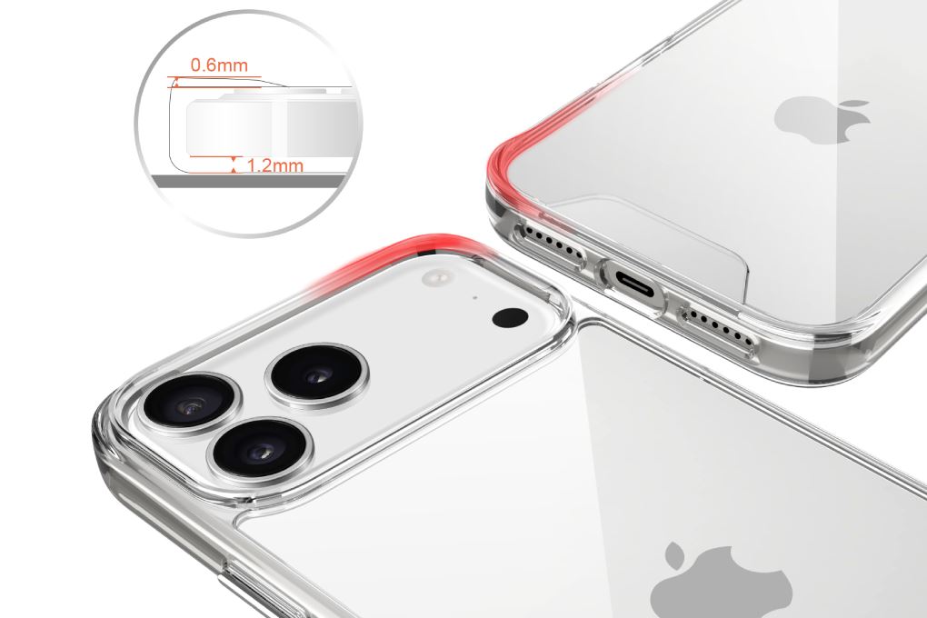 Ốp lưng iPhone 17 Pro Max PC TPU JINYA Màu Trắng