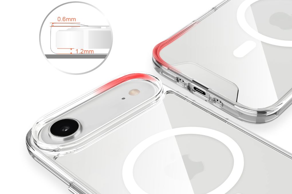 Ốp lưng MagSafe iPhone Air PC TPU JINYA Màu Trắng