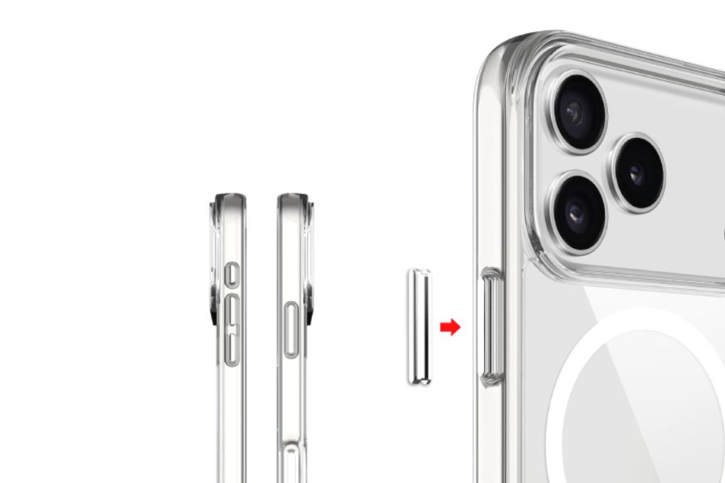 Ốp lưng MagSafe iPhone 17 Pro PC TPU JINYA Màu Trắng