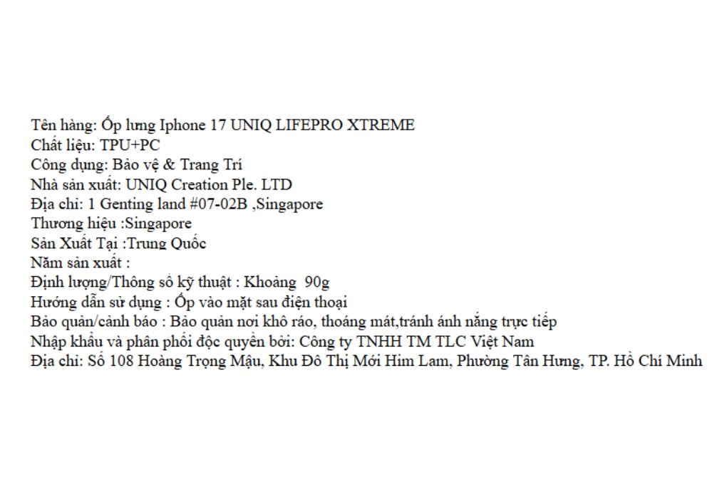 Ốp lưng iPhone 17 PC TPU UNIQ LIFEPRO XTREME - 4
