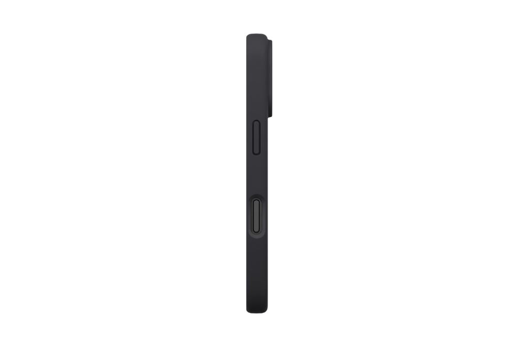 Ốp lưng MagSafe iPhone 17 Silicone UNIQ LINO Liquid Màu Xám đậm