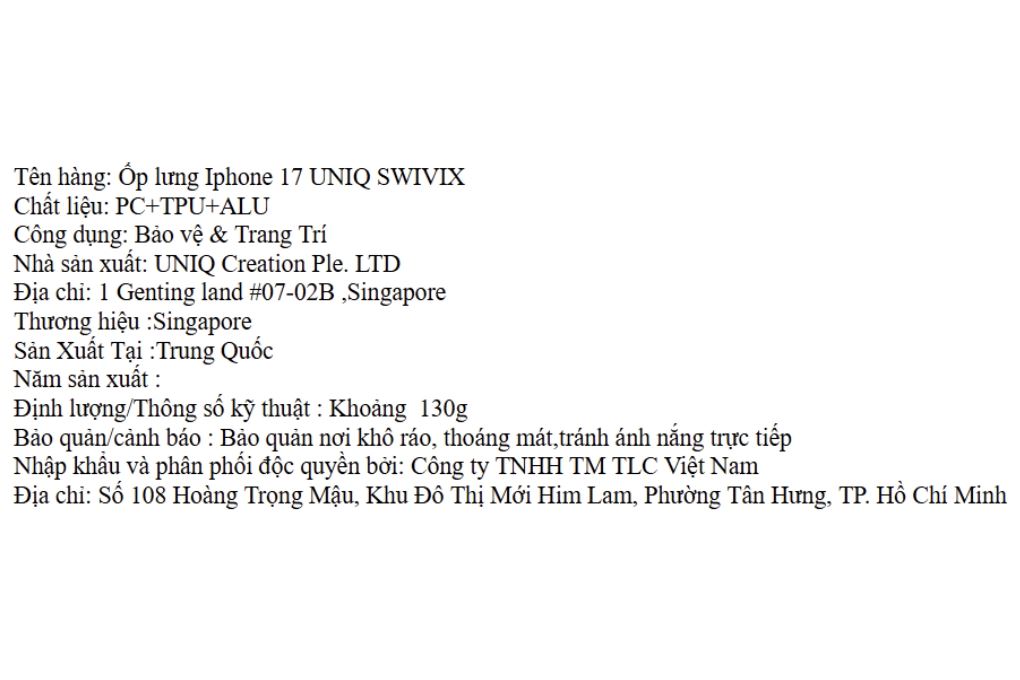 Ốp lưng MagSafe iPhone 17 PC TPU ALU UNIQ SWIVIX - 2