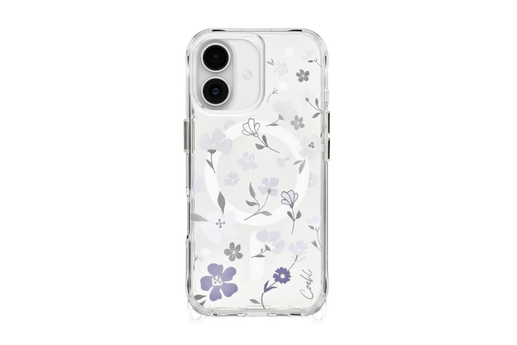 Ốp lưng MagSafe iPhone 17 TPU IML UNIQ AMARA Màu Trắng - Tím