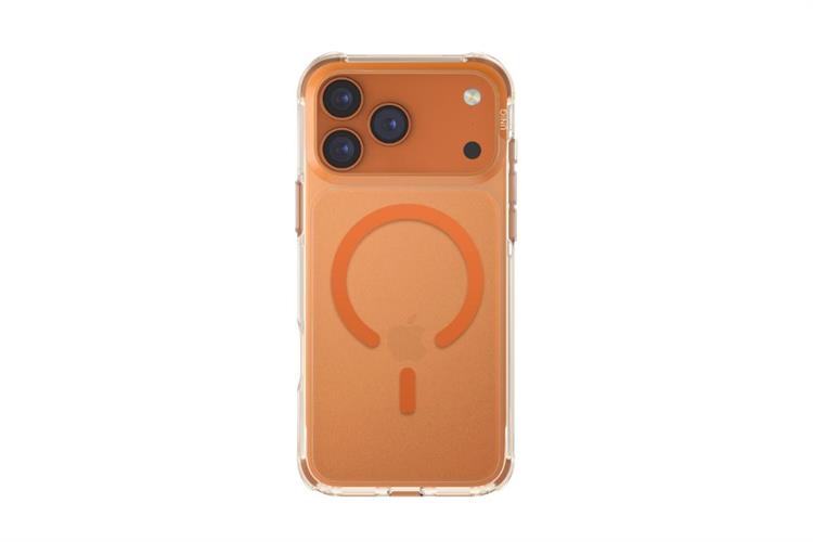 Ốp lưng MagSafe iPhone 17 Pro PC TPU UNIQ LIFEPRO XTREME Màu Trắng - Cam