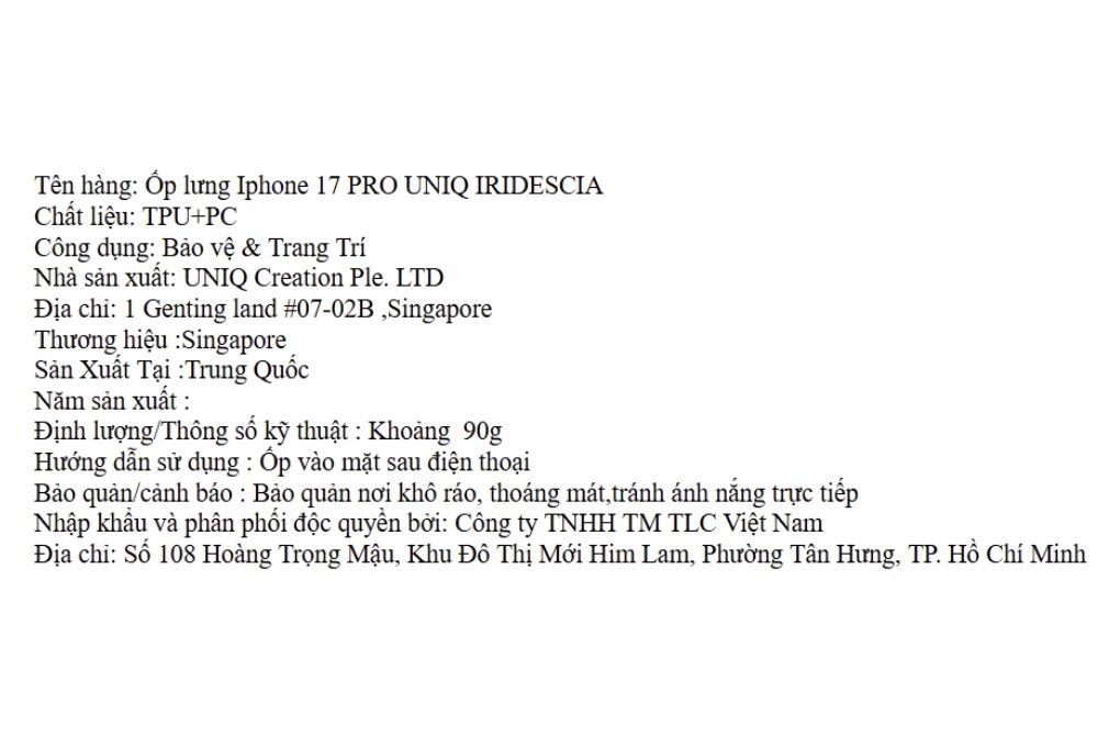 Ốp lưng MagSafe iPhone 17 Pro PC TPU UNIQ IRIDESCIA - 6