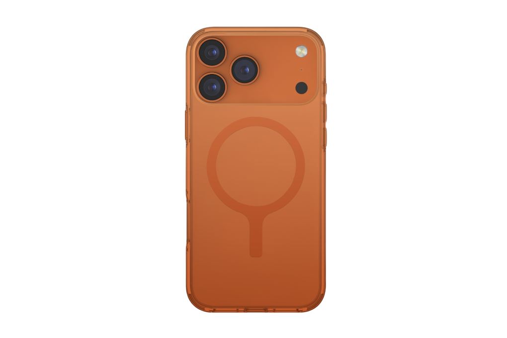 Ốp lưng MagSafe iPhone 17 Pro PC TPU UNIQ CLARIO Màu Cam