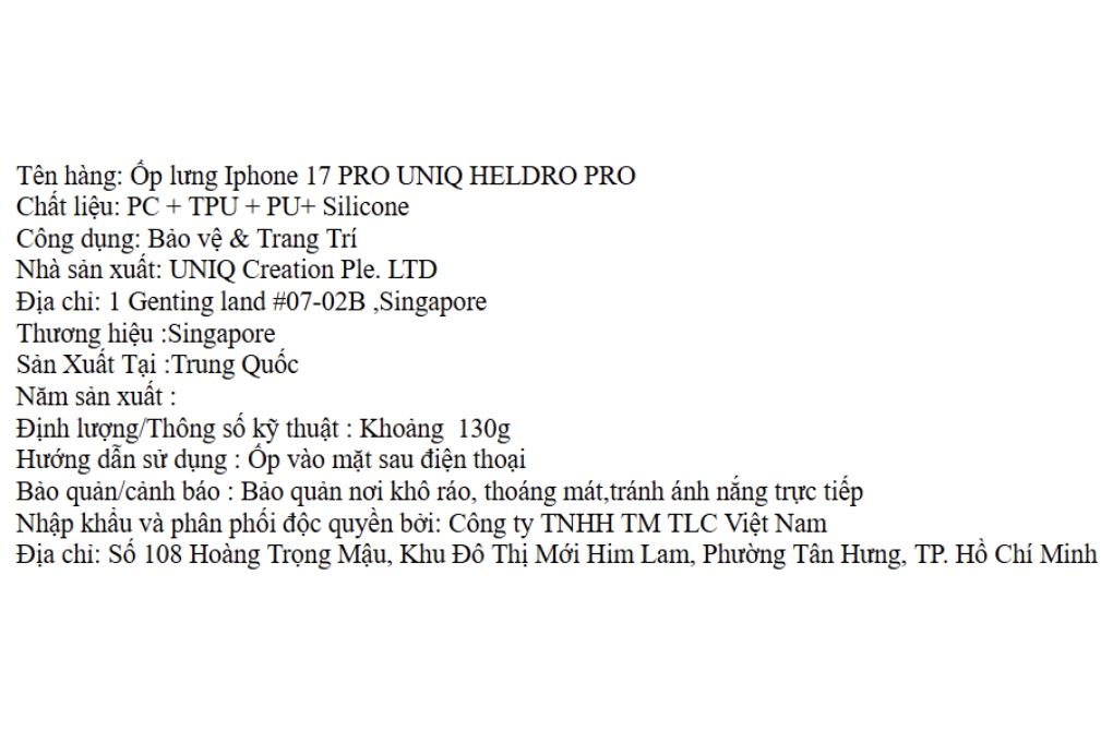 Ốp lưng MagSafe iPhone 17 Pro PU PC TPU Silicone UNIQ FlexGrip Camera Stand HELDRO PRO - 2