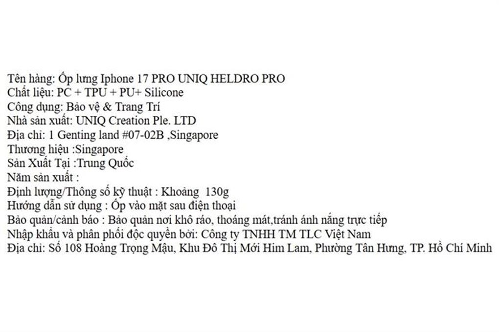 Ốp lưng MagSafe iPhone 17 Pro PU PC TPU Silicone UNIQ FlexGrip Camera Stand HELDRO PRO - 4
