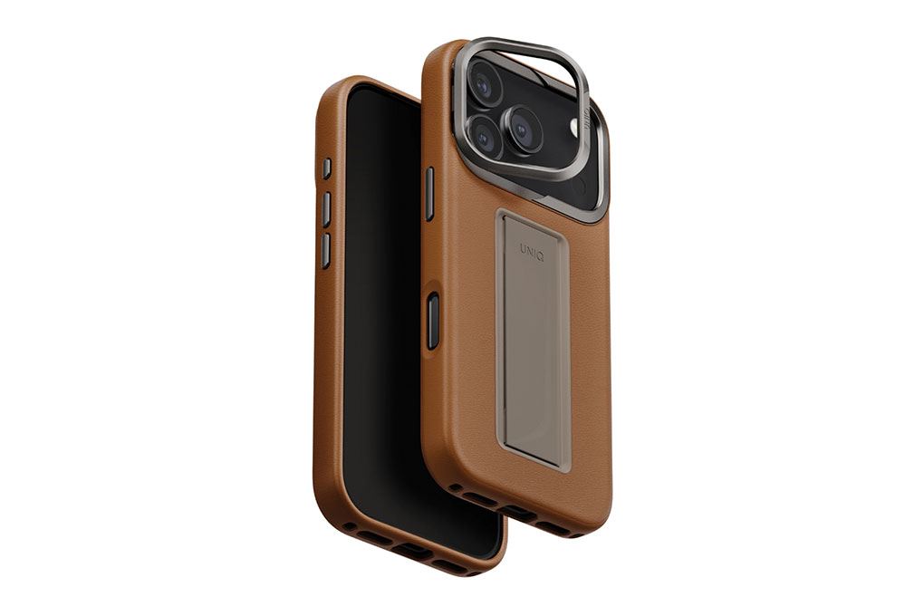 Ốp lưng MagSafe iPhone 17 Pro PU PC TPU Silicone UNIQ FlexGrip Camera Stand HELDRO PRO - 2