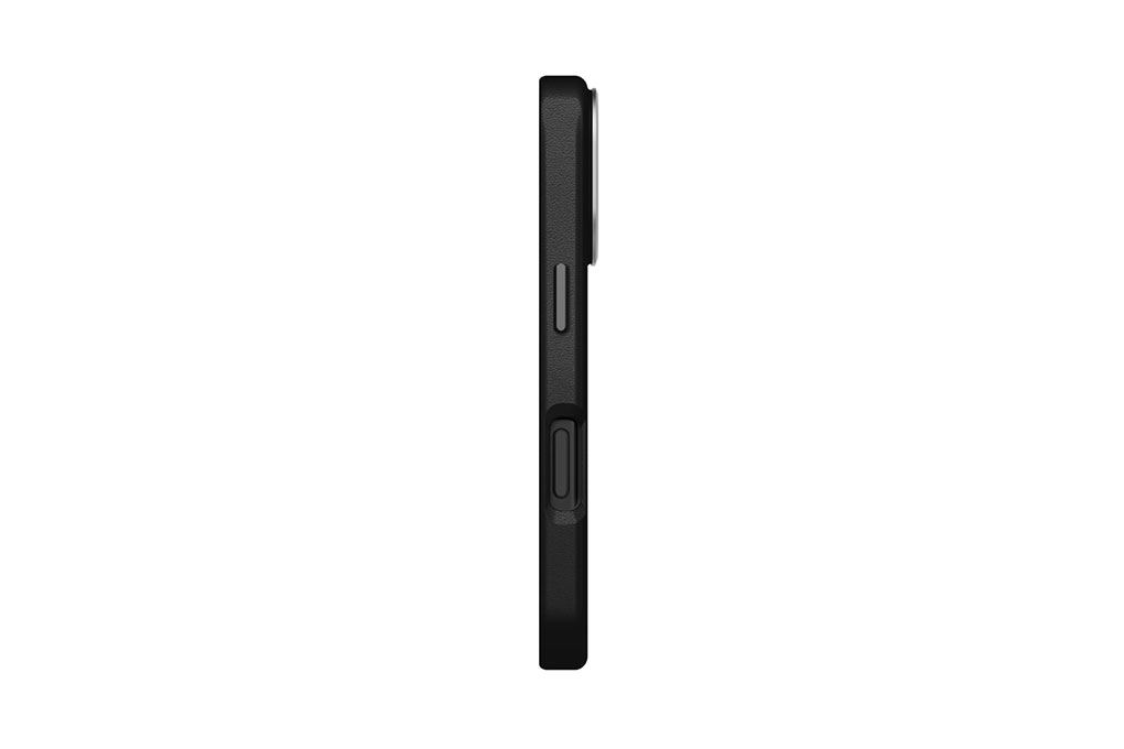 Ốp lưng MagSafe iPhone 17 Pro PU ALU UNIQ LYDEN Màu Đen