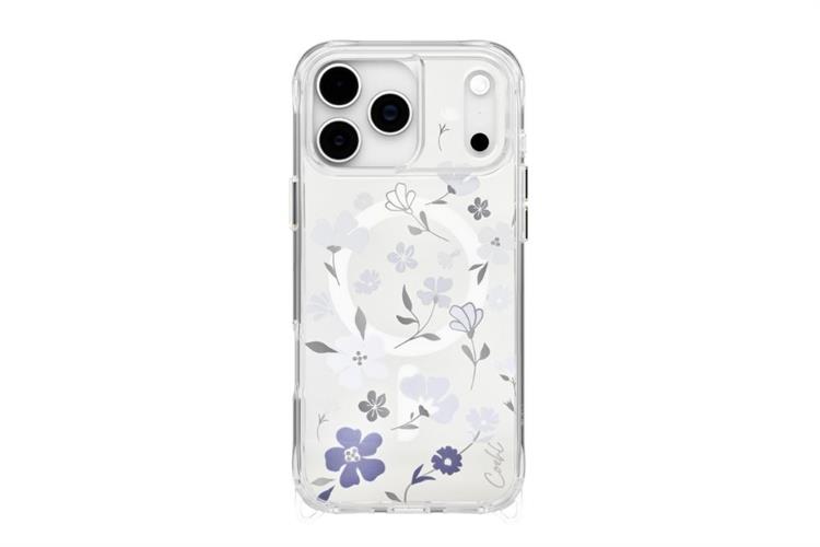 Ốp lưng MagSafe iPhone 17 Pro TPU IML UNIQ AMARA Màu Trắng - Tím