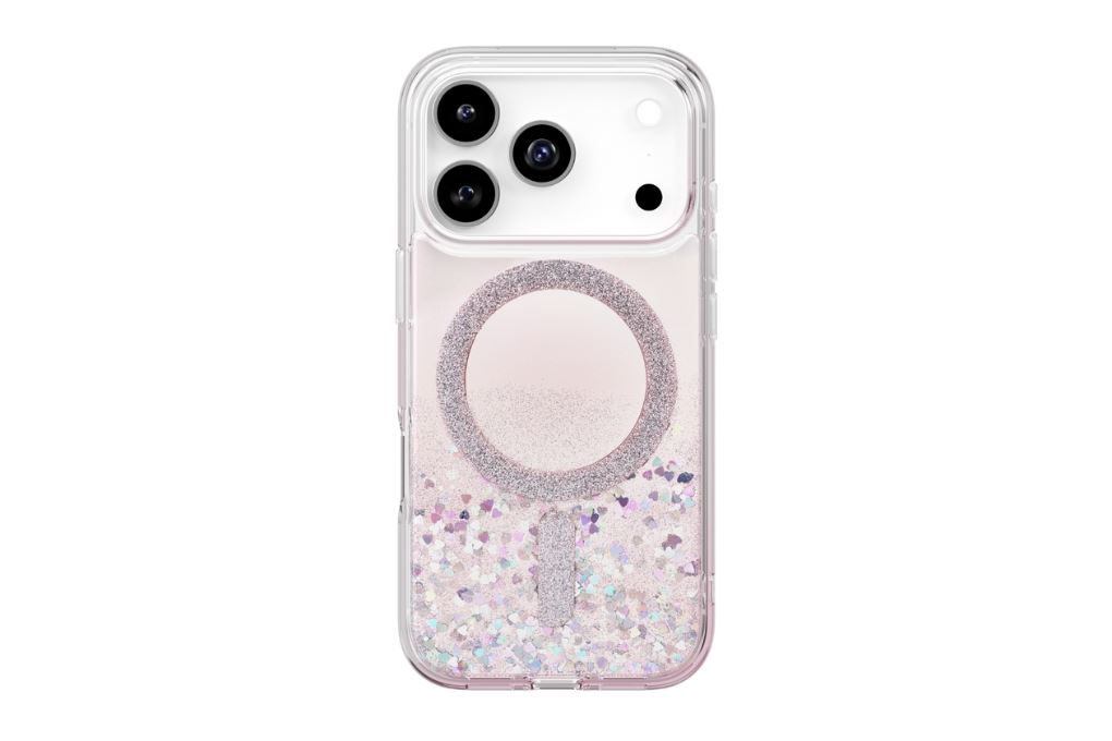 Ốp lưng MagSafe iPhone 17 Pro PC TPU UNIQ SOLEA Resin Màu Trắng - Hồng