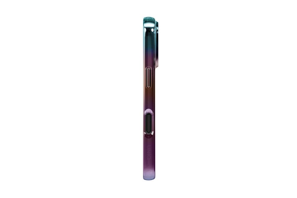 Ốp lưng MagSafe iPhone 17 Pro Max PC TPU UNIQ IRIDESCIA Màu Đen