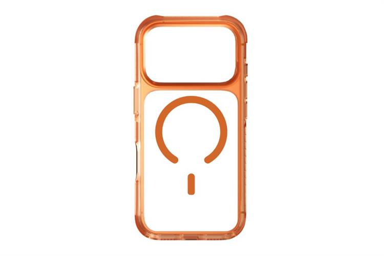 Ốp lưng MagSafe iPhone 17 Pro Max PC TPU TPE UNIQ COMBAT Màu Trắng - Cam
