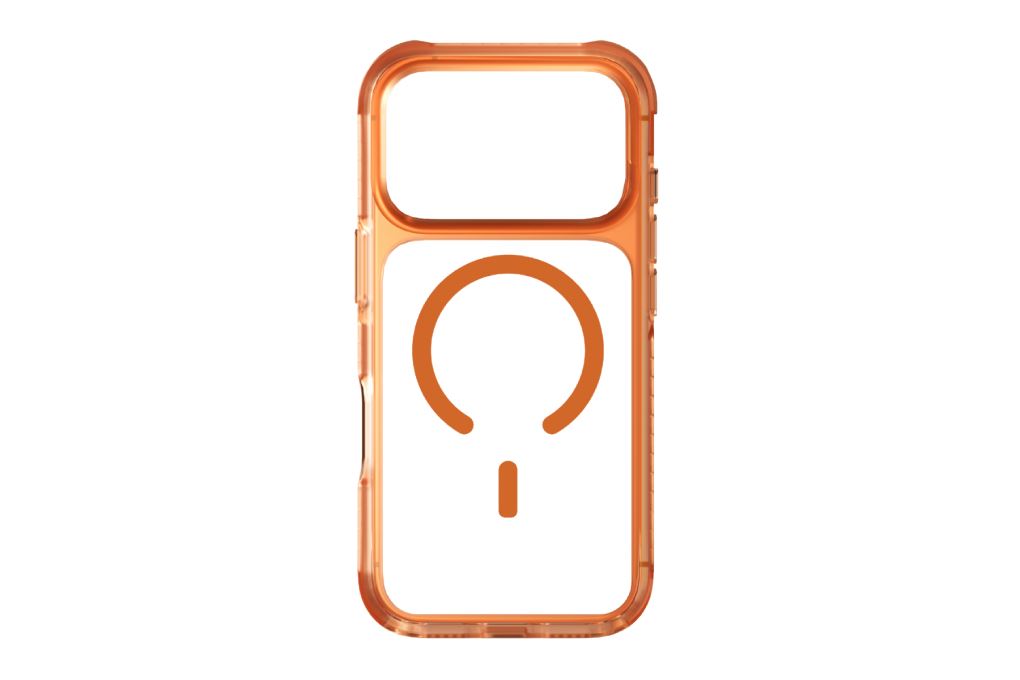 Ốp lưng MagSafe iPhone 17 Pro Max PC TPU TPE UNIQ COMBAT Màu Trắng - Cam