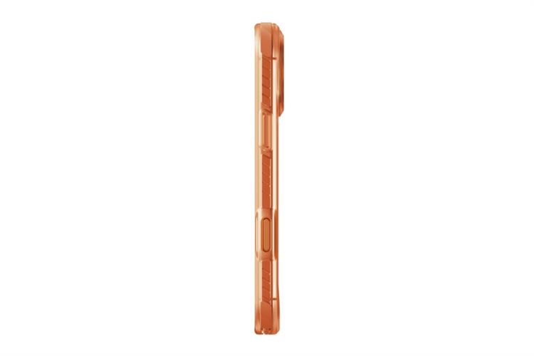 Ốp lưng MagSafe iPhone 17 Pro Max PC TPU TPE UNIQ COMBAT Màu Trắng - Cam