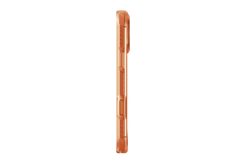 Ốp lưng MagSafe iPhone 17 Pro Max PC TPU TPE UNIQ COMBAT Màu Trắng - Cam