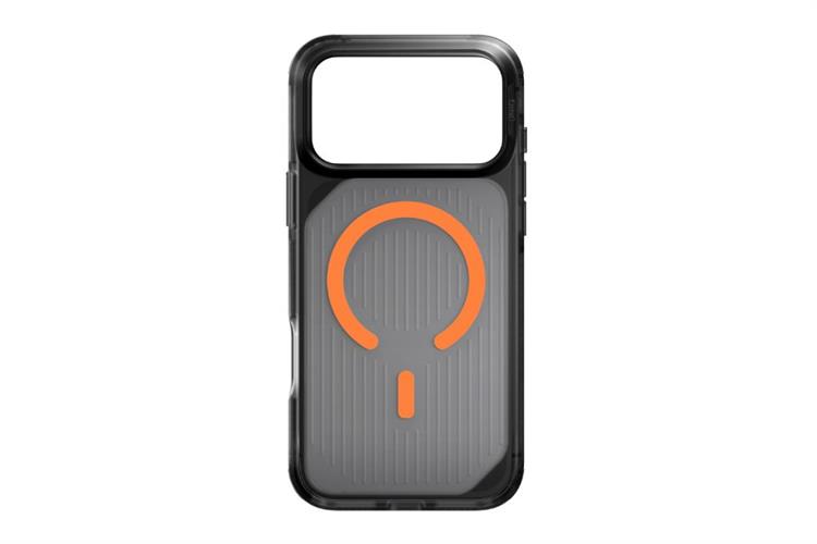 Ốp lưng MagSafe iPhone 17 Pro Max PC TPU TPE UNIQ COMBAT Màu Đen - Cam