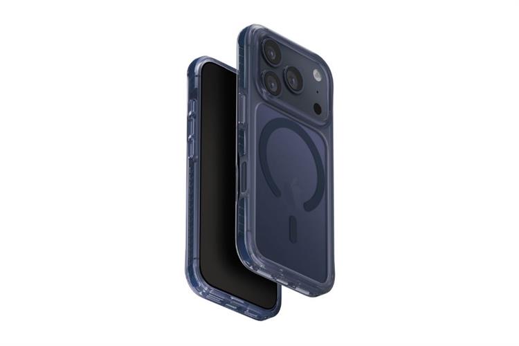 Ốp lưng MagSafe iPhone 17 Pro Max PC TPU TPE UNIQ COMBAT Màu Xanh Navy