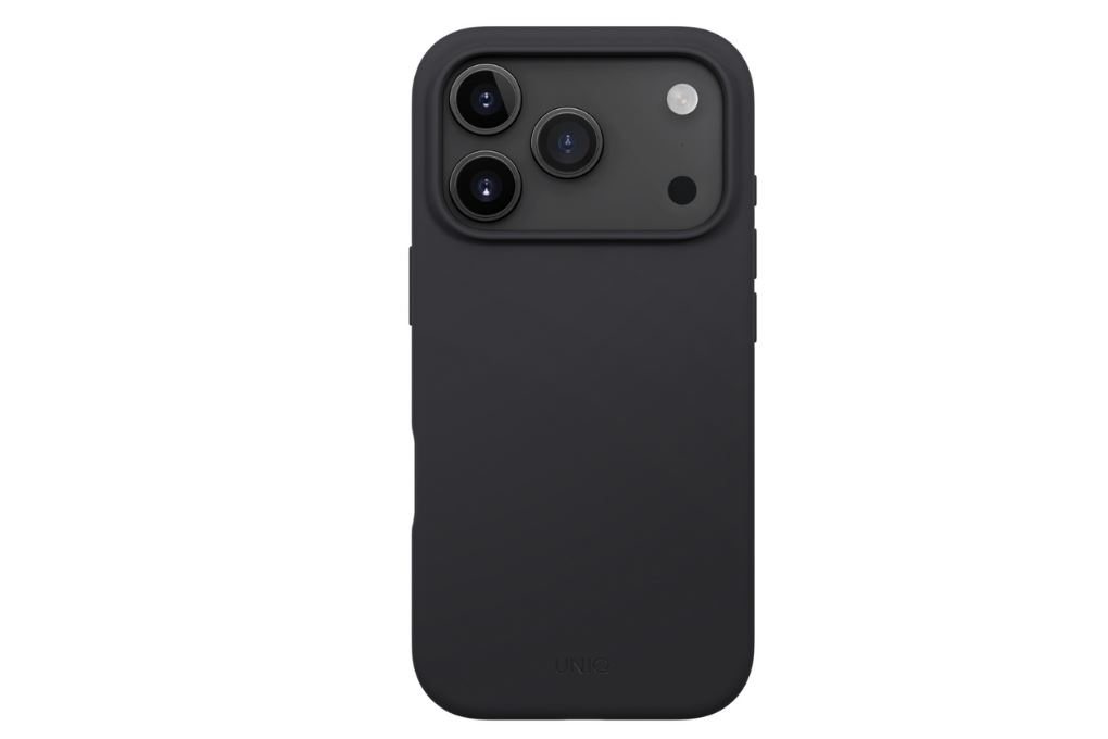 Ốp lưng MagSafe iPhone 17 Pro Max Liquid Silicone UNIQ LINO Màu Xám