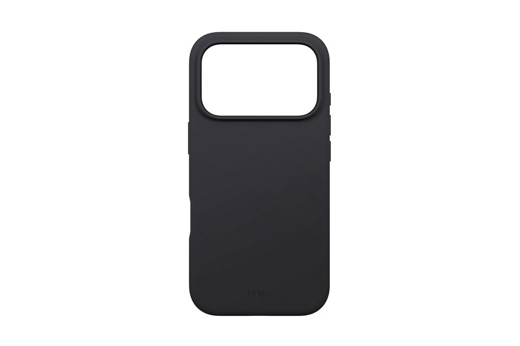 Ốp lưng MagSafe iPhone 17 Pro Max Liquid Silicone UNIQ LINO Màu Xám