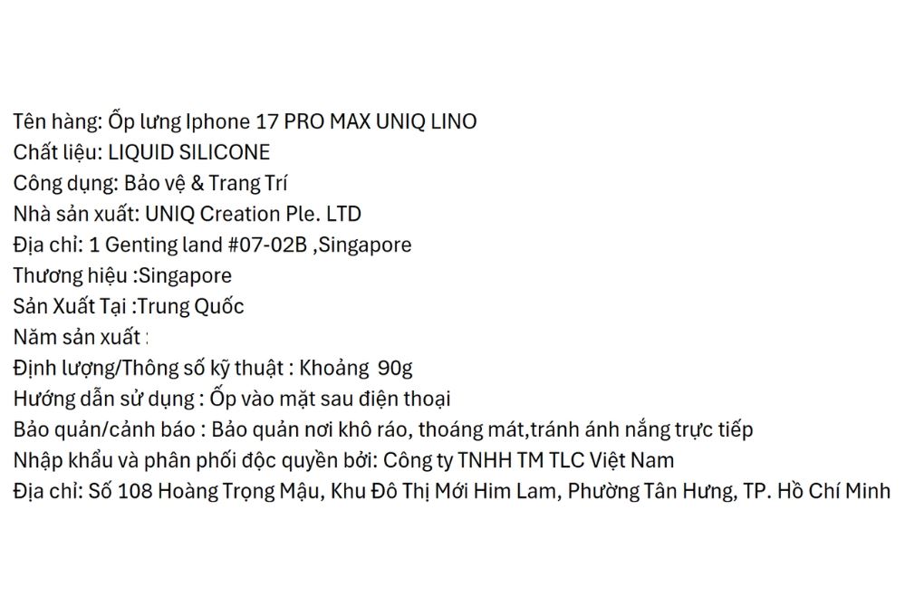 Ốp lưng MagSafe iPhone 17 Pro Max Liquid Silicone UNIQ LINO Màu Xám