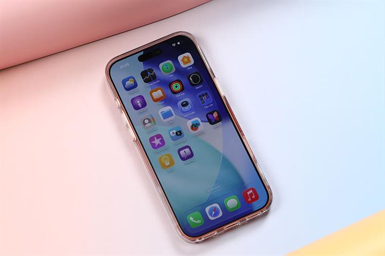 Ốp lưng MagSafe iPhone 17 Pro Max PC Silicone UNIQ FlexGrip HELDRO AIR Màu Cam