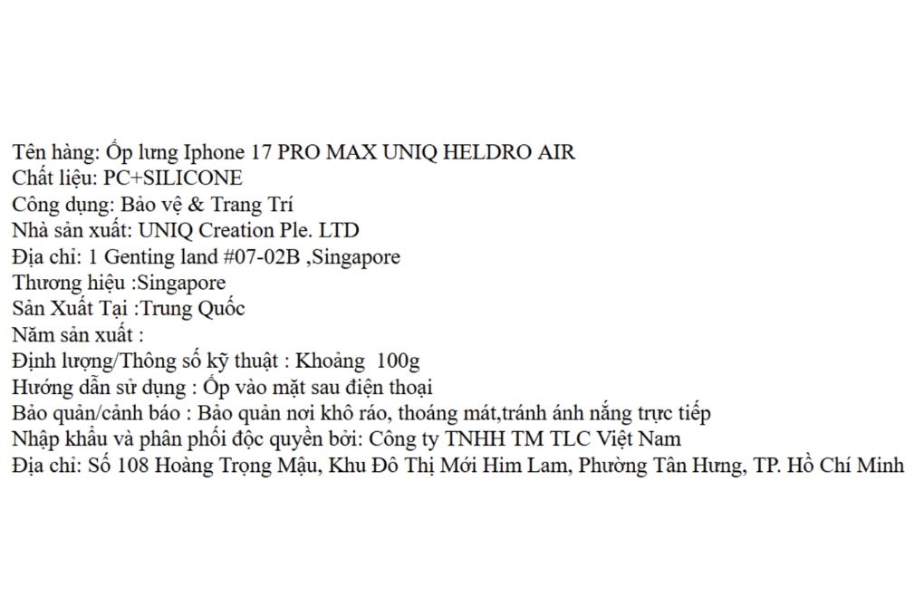 Ốp lưng MagSafe iPhone 17 Pro Max PC Silicone UNIQ FlexGrip HELDRO AIR - 4