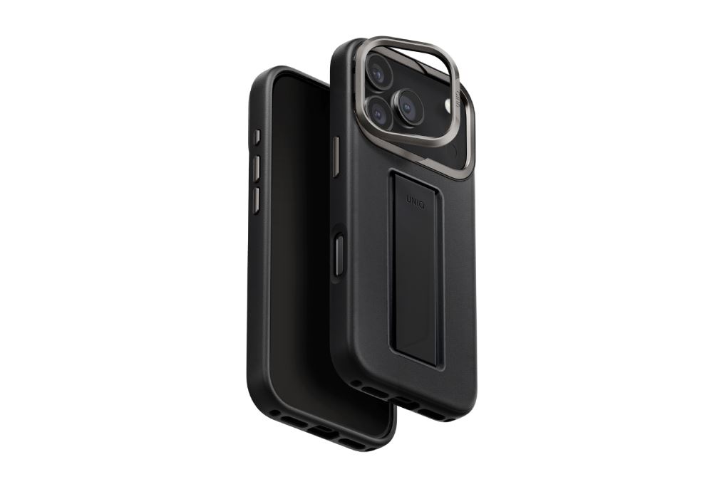 Ốp lưng MagSafe iPhone 17 Pro Max PU PC TPU Silicone UNIQ FlexGrip Camera Stand HELDRO PRO - 4