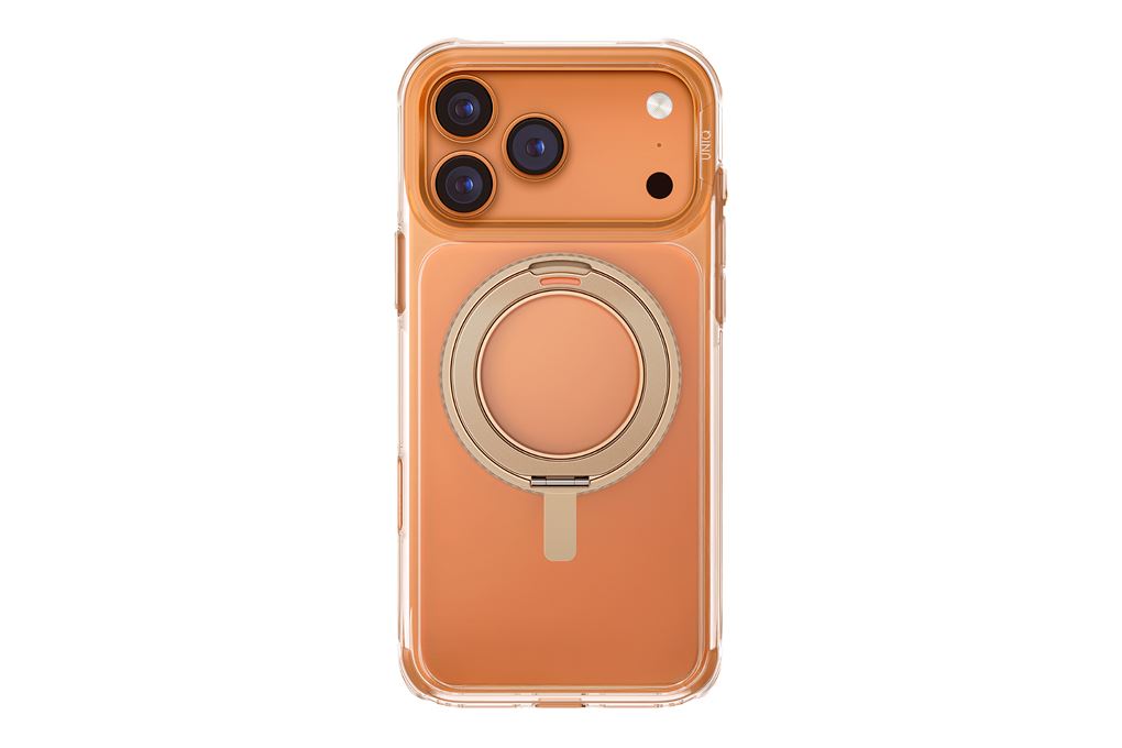 Ốp lưng MagSafe iPhone 17 Pro Max PC TPU ALU UNIQ SWIVIX Màu vàng