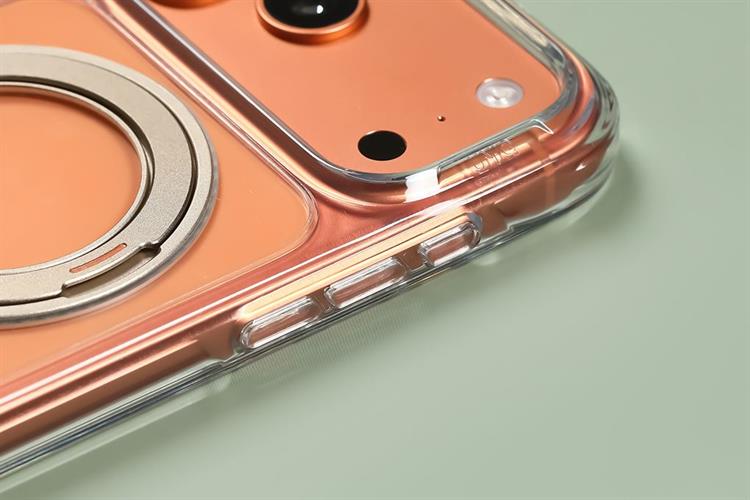 Ốp lưng MagSafe iPhone 17 Pro Max PC TPU ALU UNIQ SWIVIX Màu vàng