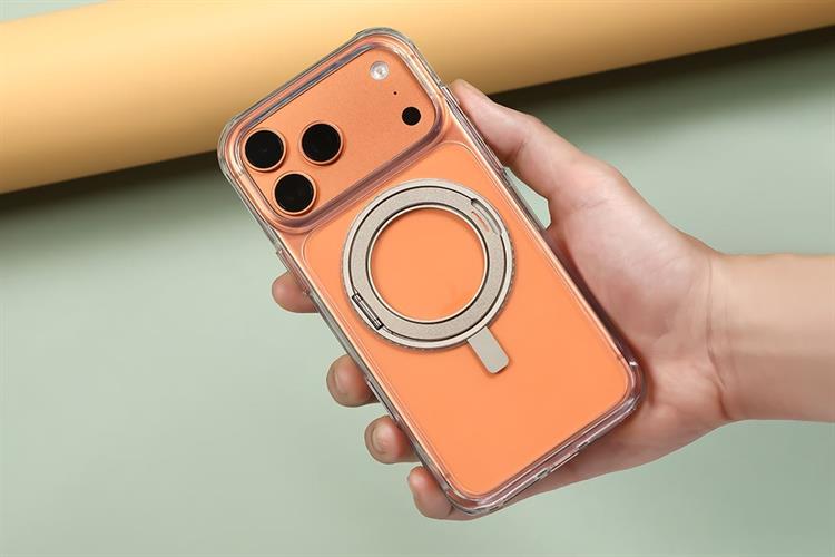 Ốp lưng MagSafe iPhone 17 Pro Max PC TPU ALU UNIQ SWIVIX Màu vàng