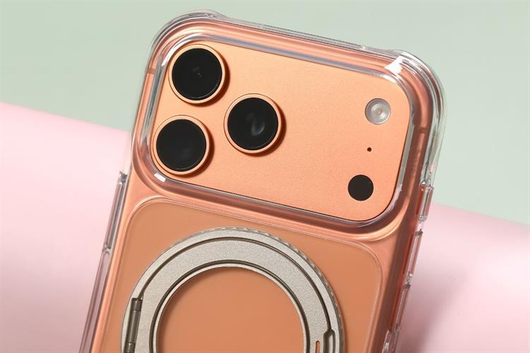 Ốp lưng MagSafe iPhone 17 Pro Max PC TPU ALU UNIQ SWIVIX Màu vàng