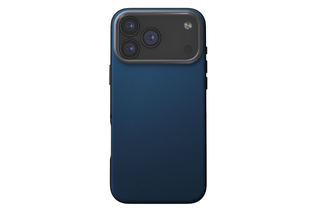 Ốp lưng MagSafe iPhone 17 Pro Max PU ALU UNIQ LYDEN DS Màu Xanh Navy