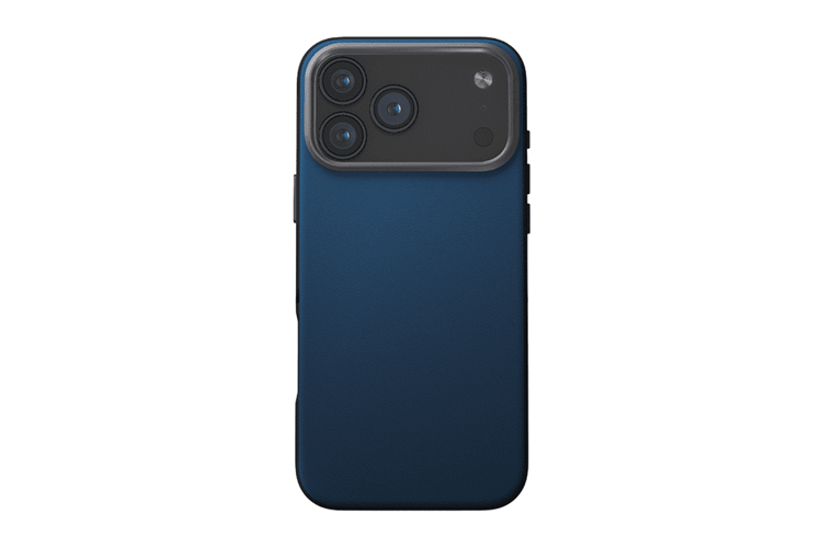 Ốp lưng MagSafe iPhone 17 Pro Max ALU TPU UNIQ KEVA KEVLAR Màu Xanh Dương