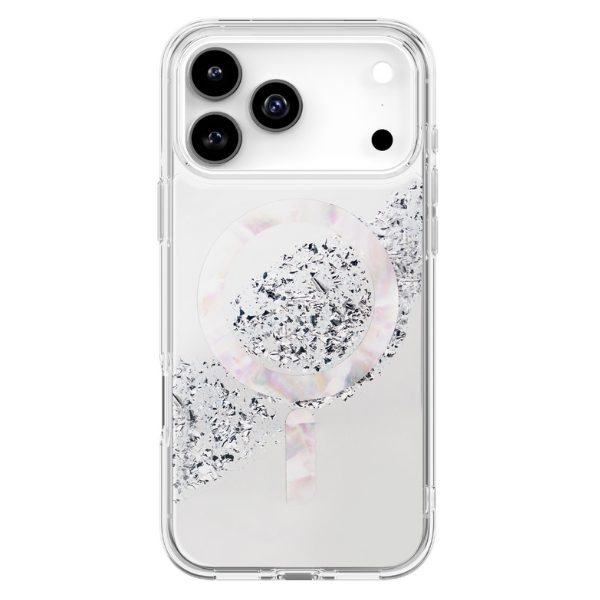 Ốp lưng MagSafe iPhone 17 Pro Max PC TPU UNIQ CRYSTELLE Resin